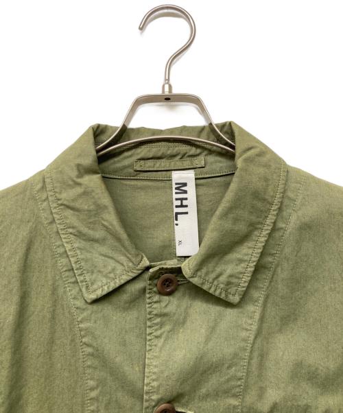 MHL（マーガレットハウエル）MHL (マーガレットハウエル) リネン混ジャケット グリーン サイズ:sizeXLの古着・服飾アイテム