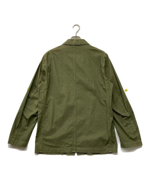MHL（マーガレットハウエル）MHL (マーガレットハウエル) リネン混ジャケット グリーン サイズ:sizeXLの古着・服飾アイテム