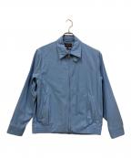 BEAMS PLUSビームスプラス）の古着「コットンツイルジップブルゾン」｜ブルー