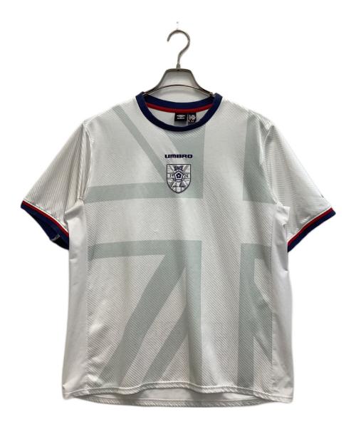 UMBRO（アンブロ）UMBRO (アンブロ) 100周年 ゲームシャツ ホワイト サイズ:MLの古着・服飾アイテム
