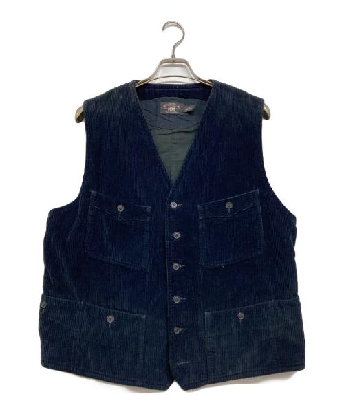 RRL（ダブルアールエル）RRL (ダブルアールエル) NEWPORT VEST ネイビー サイズ:XLの古着・服飾アイテム