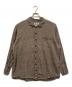 FLAX（フラックス）の古着「リネンチェックシャツ」｜ベージュ