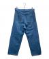 YAECA (ヤエカ) DENIM WIDE CROPPED インディゴ サイズ:Ｗ32　：6000円