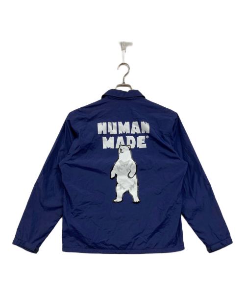 HUMAN MADE（ヒューマンメイド）HUMAN MADE (ヒューマンメイド) ポーラーベアコーチジャケット ネイビー サイズ:Sの古着・服飾アイテム