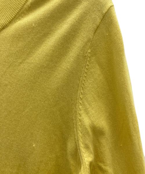 MACKINTOSH LONDON（マッキントッシュ ロンドン）MACKINTOSH LONDON (マッキントッシュ ロンドン) 丸首カーディガン イエロー サイズ:40の古着・服飾アイテム