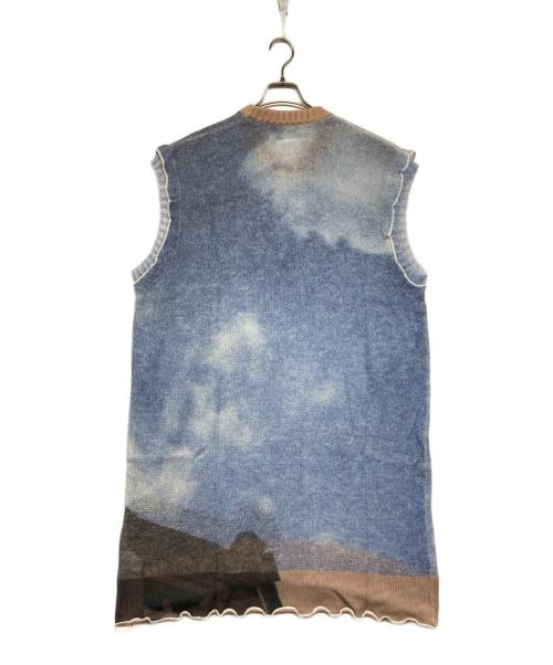 MM6 Maison Margiela（エムエムシックスメゾンマルジェラ）MM6 Maison Margiela (エムエムシックスメゾンマルジェラ) モヘヤ混ニットワンピース スカイブルー サイズ:Sの古着・服飾アイテム