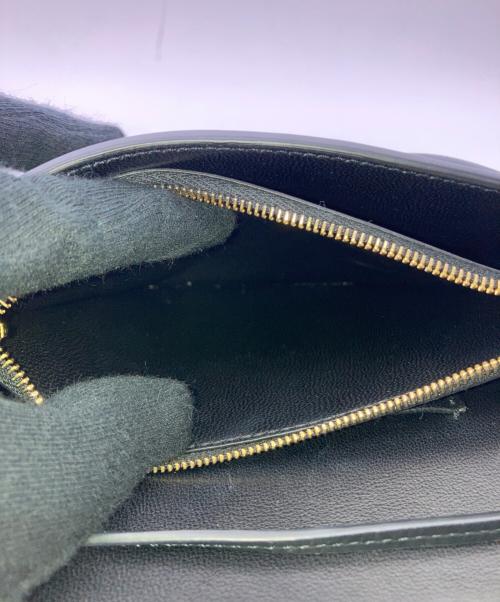 THE ROW（ザ ロウ）THE ROW (ザ ロウ) Envelop in Leather 2way/エンベロープインレザーツーウェイ ブラックの古着・服飾アイテム