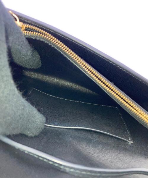 THE ROW（ザ ロウ）THE ROW (ザ ロウ) Envelop in Leather 2way/エンベロープインレザーツーウェイ ブラックの古着・服飾アイテム