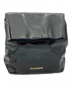 JIL SANDERジルサンダー）の古着「エナメルペーパーバッグ」｜ブラック