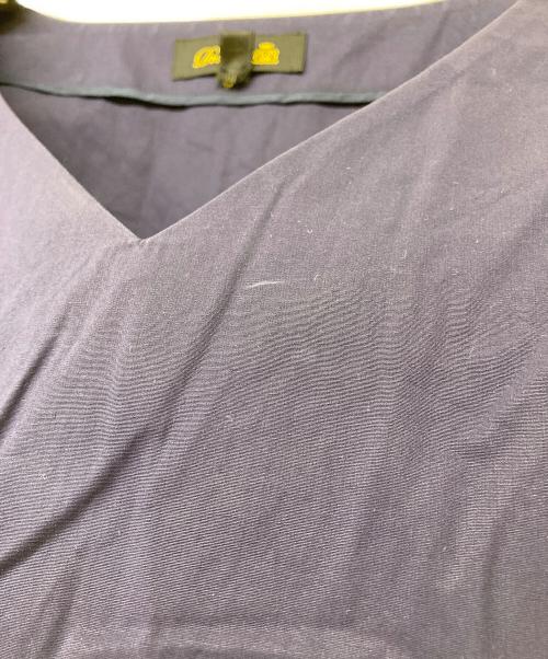 DRAWER（ドゥロワー）DRAWER (ドゥロワー) プルオーバーチュニックブラウス ネイビー サイズ:SIZE 38の古着・服飾アイテム