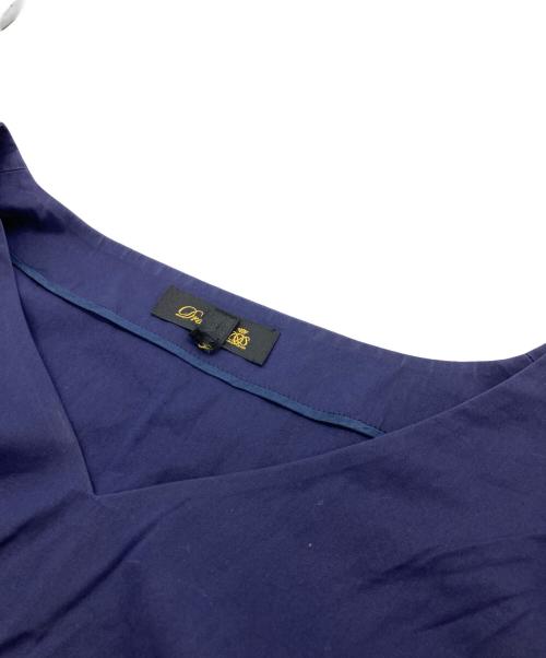 DRAWER（ドゥロワー）DRAWER (ドゥロワー) プルオーバーチュニックブラウス ネイビー サイズ:SIZE 38の古着・服飾アイテム