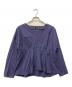 DRAWER（ドゥロワー）の古着「プルオーバーチュニックブラウス」｜ネイビー