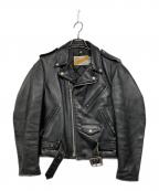 Schottショット）の古着「レザージャケット」｜ブラック