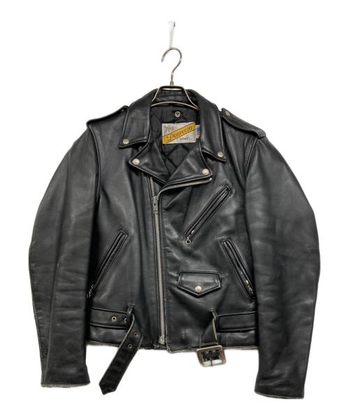 Schott（ショット）Schott (ショット) レザージャケット ブラック サイズ:36の古着・服飾アイテム