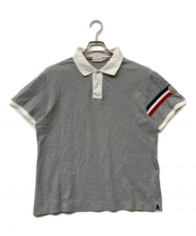 中古・古着通販】MONCLER (モンクレール) ポロシャツ グレー サイズ:L