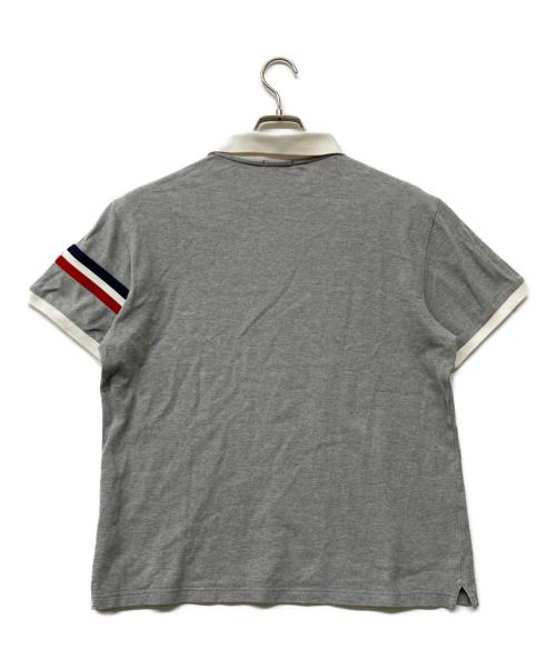 MONCLER（モンクレール）MONCLER (モンクレール) ポロシャツ グレー サイズ:Ｌの古着・服飾アイテム