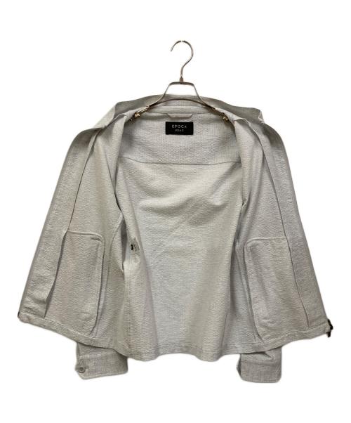 EPOCA UOMO（エポカ ウォモ）EPOCA UOMO (エポカ ウォモ) シアサッカージップジャケット グレー サイズ:46の古着・服飾アイテム