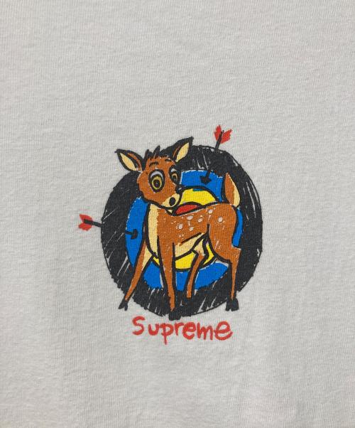 SUPREME（シュプリーム）Supreme (シュプリーム) Deer Tee/ディアティー ホワイト サイズ:Mの古着・服飾アイテム