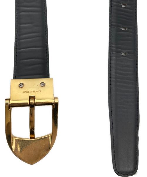 LOUIS VUITTON（ルイ ヴィトン）LOUIS VUITTON (ルイ ヴィトン) サンチュール クラシックベルト ブラック サイズ:110/44の古着・服飾アイテム