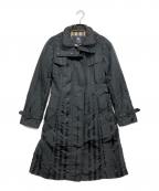 BURBERRY LONDONバーバリーロンドン）の古着「裏地ノバチェックキルティングライナーコート」｜ブラック