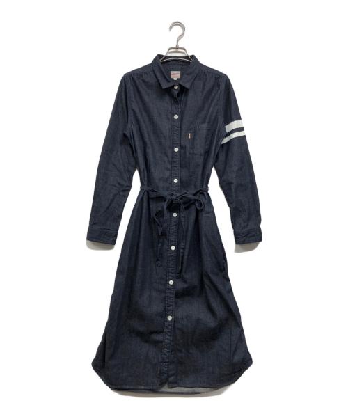 MOMOTARO JEANS（桃太郎ジーンズ）MOMOTARO JEANS (桃太郎ジーンズ) デニムシャツワンピース インディゴ サイズ:Mの古着・服飾アイテム