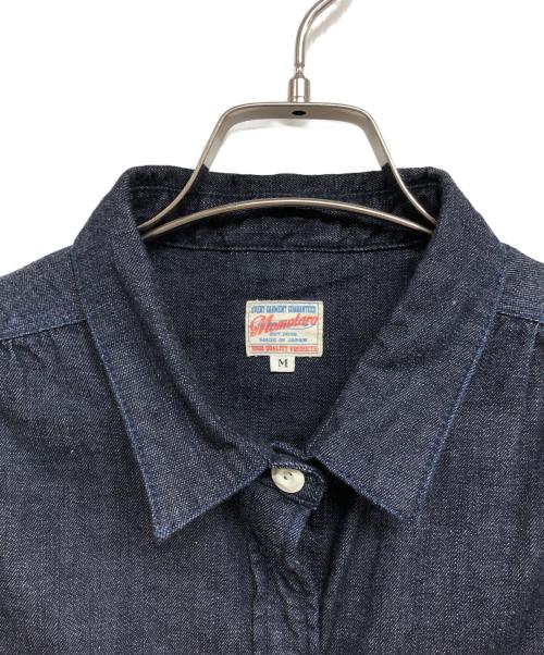 MOMOTARO JEANS（桃太郎ジーンズ）MOMOTARO JEANS (桃太郎ジーンズ) デニムシャツワンピース インディゴ サイズ:Mの古着・服飾アイテム