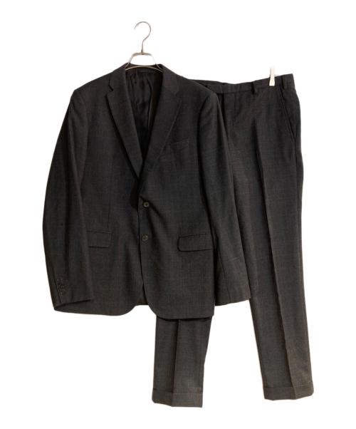 ARMANI COLLEZIONI（アルマーニ コレツィオーニ）ARMANI COLLEZIONI (アルマーニ コレツィオーニ) グレンチェック2Bスーツ グレー サイズ:50の古着・服飾アイテム