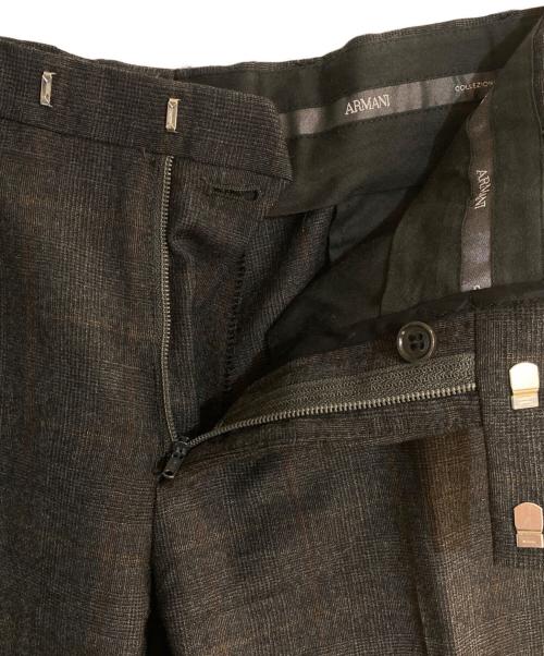 ARMANI COLLEZIONI（アルマーニ コレツィオーニ）ARMANI COLLEZIONI (アルマーニ コレツィオーニ) グレンチェック2Bスーツ グレー サイズ:50の古着・服飾アイテム