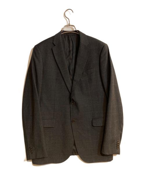 ARMANI COLLEZIONI（アルマーニ コレツィオーニ）ARMANI COLLEZIONI (アルマーニ コレツィオーニ) グレンチェック2Bスーツ グレー サイズ:50の古着・服飾アイテム