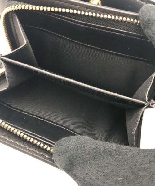 MARC JACOBS（マークジェイコブズ）MARC JACOBS (マークジェイコブズ) ジェイ マーク コンパクト財布 ブラックの古着・服飾アイテム