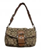 COACHコーチ）の古着「ワンショルダーバッグ」｜ベージュ