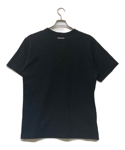 sacai（サカイ）sacai (サカイ) サイドジップtシャツ ブラック サイズ:2の古着・服飾アイテム