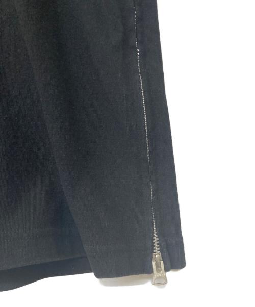sacai（サカイ）sacai (サカイ) サイドジップtシャツ ブラック サイズ:2の古着・服飾アイテム