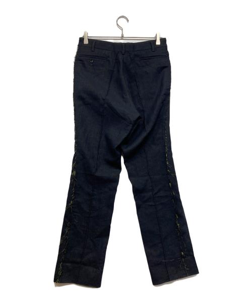 COMME des GARCONS（コムデギャルソン）COMME des GARCONS (コムデギャルソン) カットオフスラックス ネイビー サイズ:Mの古着・服飾アイテム