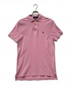 POLO RALPH LAURENポロ・ラルフローレン）の古着「20SS QRタグ SS KC M1-SHORT SLEEVE-KNIT(ニーゼロエスエス キューアールタグ エスエス ケーシー エムワン ショート スリーブ ニット)」｜ピンク