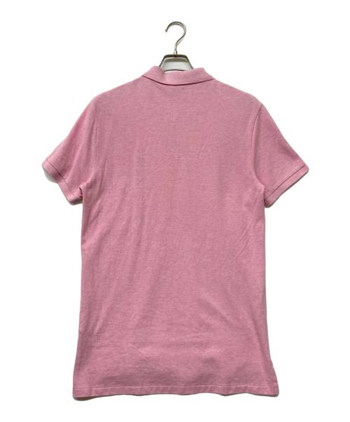 POLO RALPH LAUREN（ポロ・ラルフローレン）POLO RALPH LAUREN 20SS QRタグ SS KC M1-SHORT SLEEVE-KNIT(ニーゼロエスエス キューアールタグ エスエス ケーシー エムワン ショート スリーブ ニット) ピンク サイズ:Ｍの古着・服飾アイテム