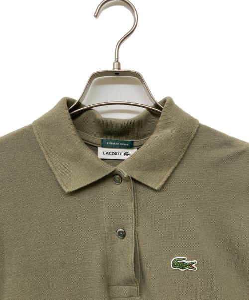 LACOSTE（ラコステ）LACOSTE (ラコステ) ワニワッペンポロシャツワンピース オリーブ サイズ:SIZE38の古着・服飾アイテム