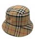 BURBERRY LONDON（バーバリーロンドン）の古着「ノバチェックバケットハット」｜ベージュ