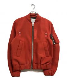sacai（サカイ）の古着「Suiting Bonding Blouson」｜オレンジ