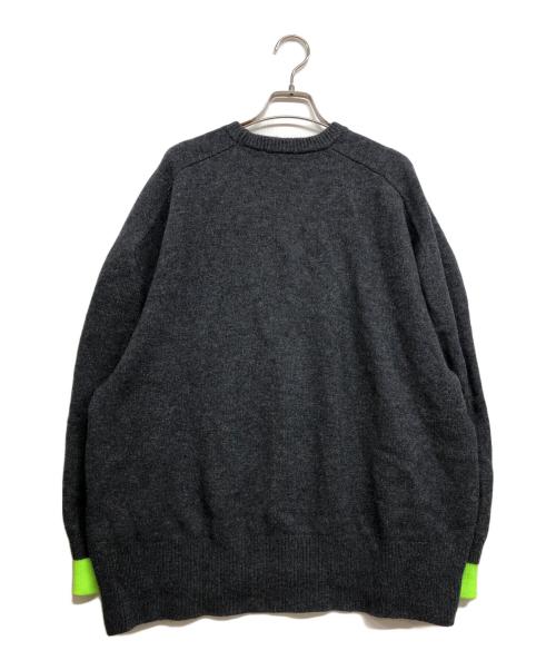 ENFOLD（エンフォルド）ENFOLD (エンフォルド) WIDE CIRCLE PULLOVER ニット グレー サイズ:38の古着・服飾アイテム