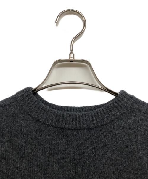 ENFOLD（エンフォルド）ENFOLD (エンフォルド) WIDE CIRCLE PULLOVER ニット グレー サイズ:38の古着・服飾アイテム