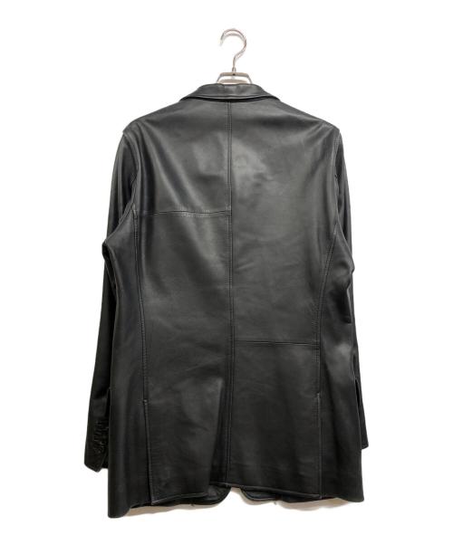 PAUL SMITH（ポールスミス）Paul Smith (ポールスミス) レザージャケット ブラック サイズ:XLの古着・服飾アイテム