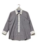 RALPH LAURENラルフローレン）の古着「ポニー刺繍クレリックシャツ」｜グレー