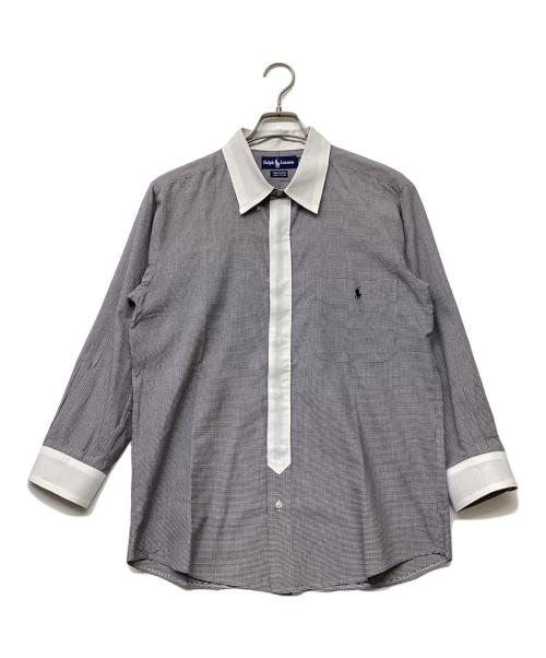 RALPH LAUREN（ラルフローレン）RALPH LAUREN (ラルフローレン) ポニー刺繍クレリックシャツ グレー サイズ:17 1/2の古着・服飾アイテム