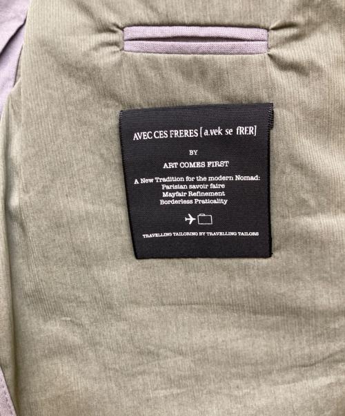 ART COMES FIRST（アートカムズファースト）ART COMES FIRST (アートカムズファースト) テーラードジャケット カーキ サイズ:36Rの古着・服飾アイテム