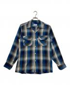 Subcultureサブカルチャー）の古着「SHADOW FADE RAYON SHIRT」｜ブルー