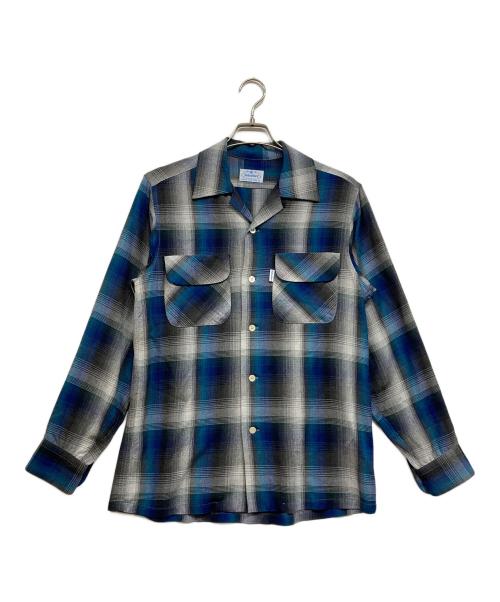Subculture（サブカルチャー）Subculture (サブカルチャー) SHADOW FADE RAYON SHIRT ブルー サイズ:1の古着・服飾アイテム