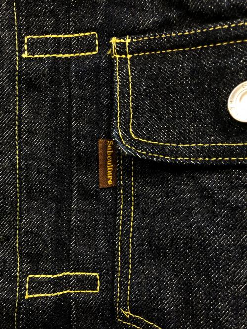 Subculture（サブカルチャー）Subculture (サブカルチャー) S07XX DENIM JACKET インディゴ サイズ:44の古着・服飾アイテム
