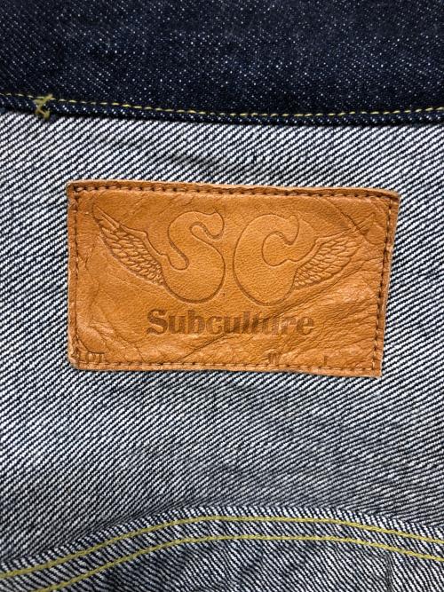 Subculture（サブカルチャー）Subculture (サブカルチャー) S07XX DENIM JACKET インディゴ サイズ:44の古着・服飾アイテム