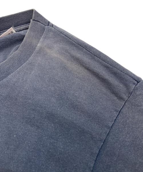 FRUIT OF THE LOOM（フルーツオブザルーム）FRUIT OF THE LOOM (フルーツオブザルーム) 90s ヴィンテージ シングルステッチ POWELL BONES 覗きスカル Tシャツ ネイビー サイズ:SIZE Mの古着・服飾アイテム